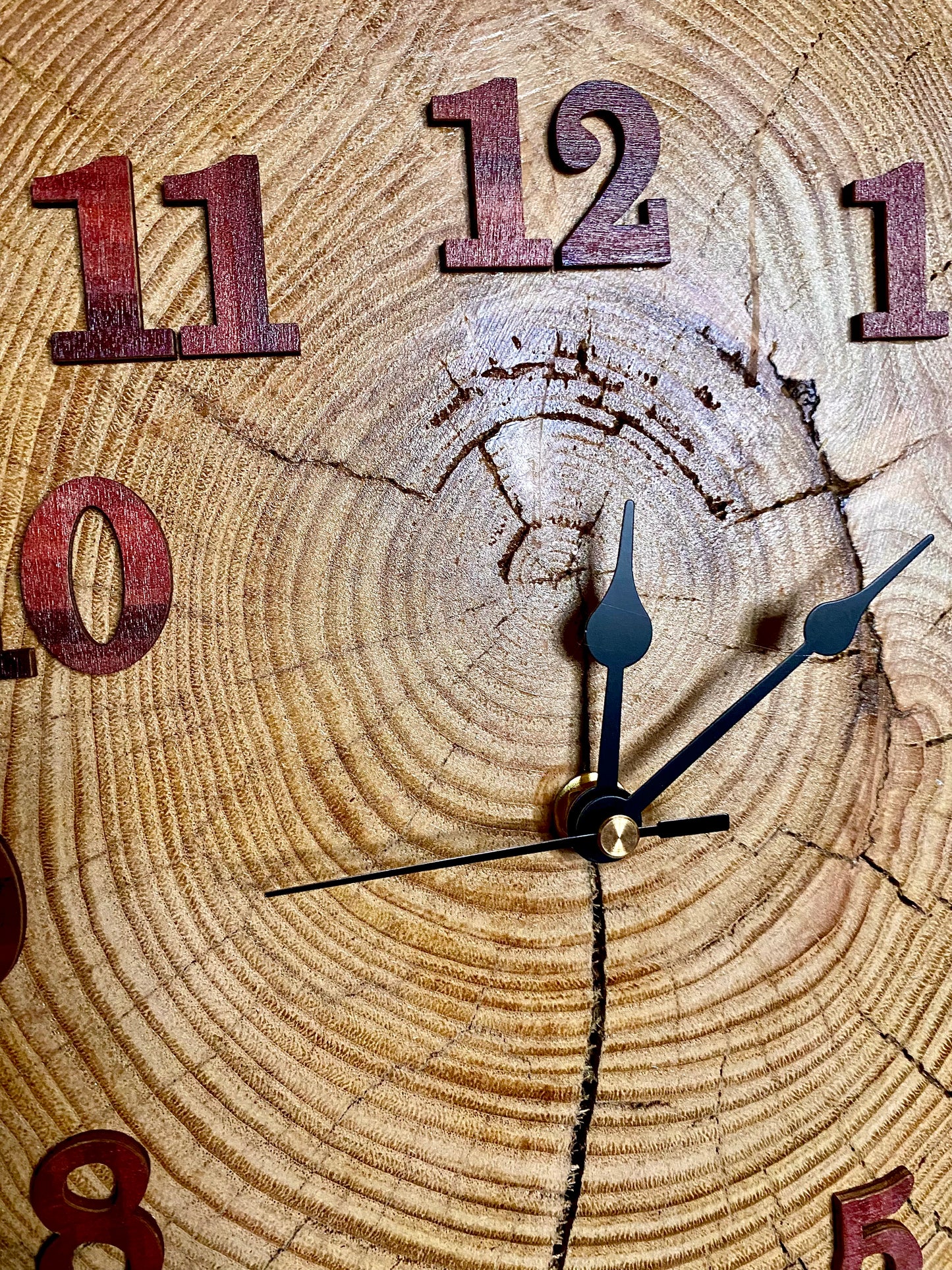 Orologio in castagno