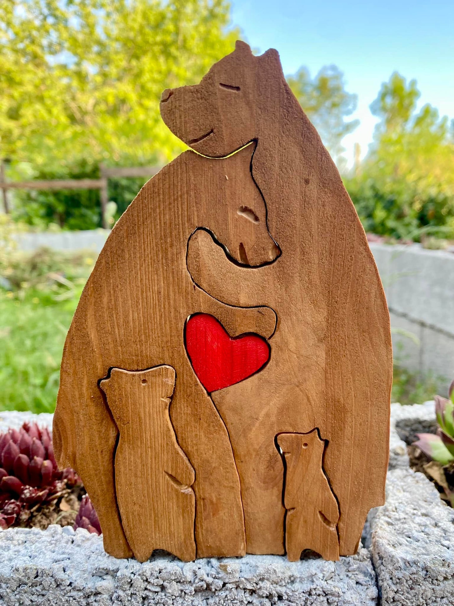 Loving bears family