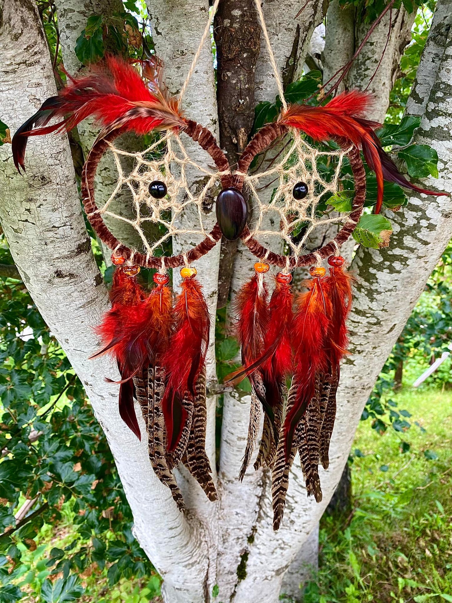 Acchiappasogni gufo rosso