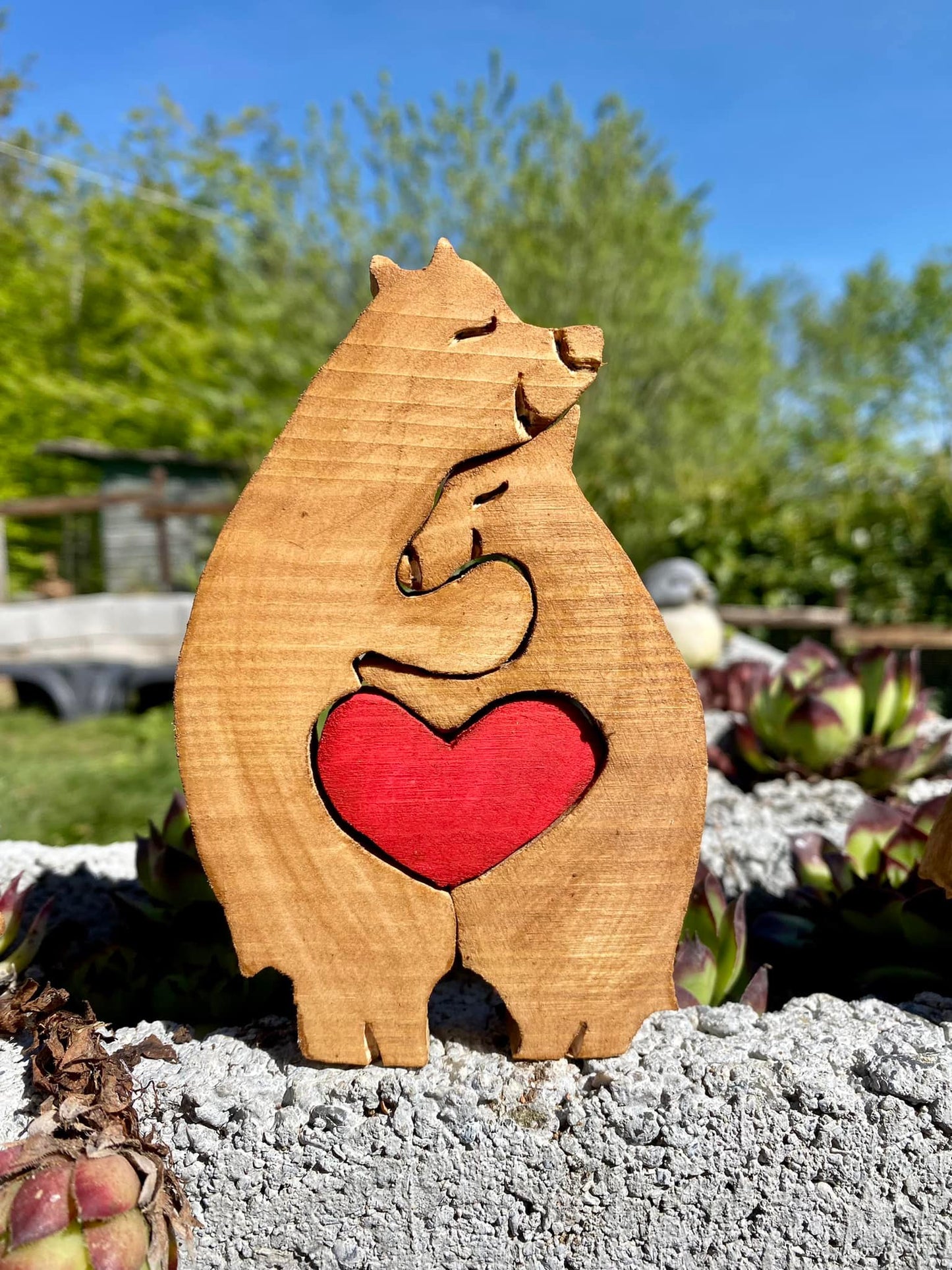 Loving couple bears puzzle