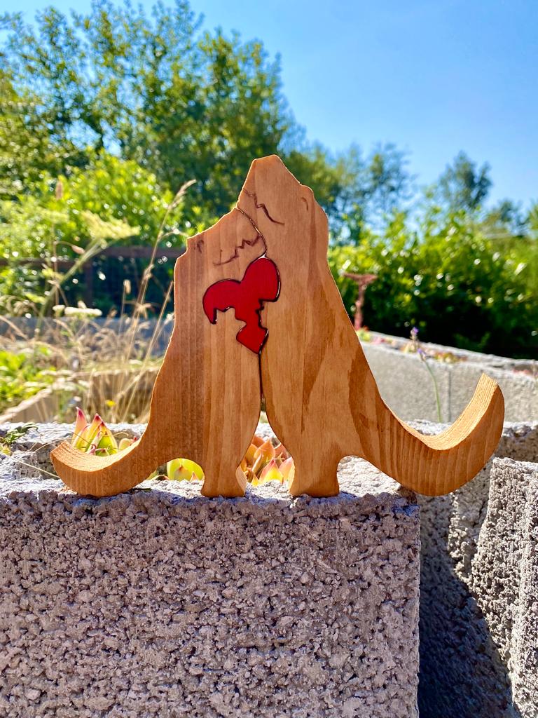 Loving Couple T-Rex puzzle