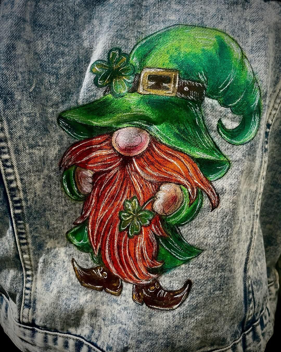 Denim dipinto a mano
